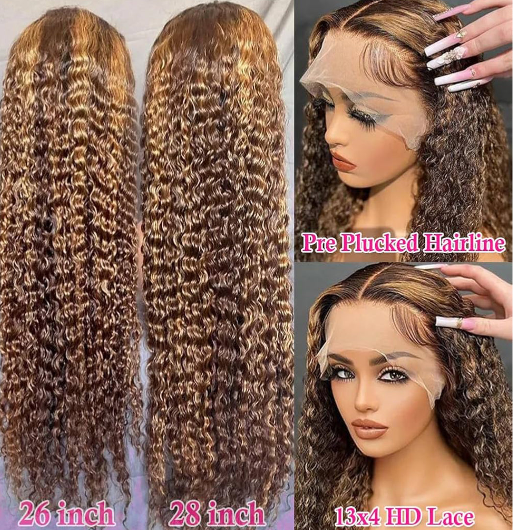 Ombre Highlight 13x6 Deep Wave HD Lace