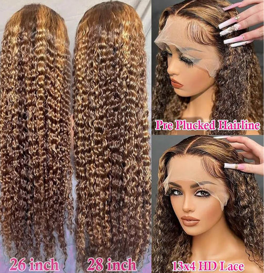 Ombre Highlight 13x6 Deep Wave HD Lace